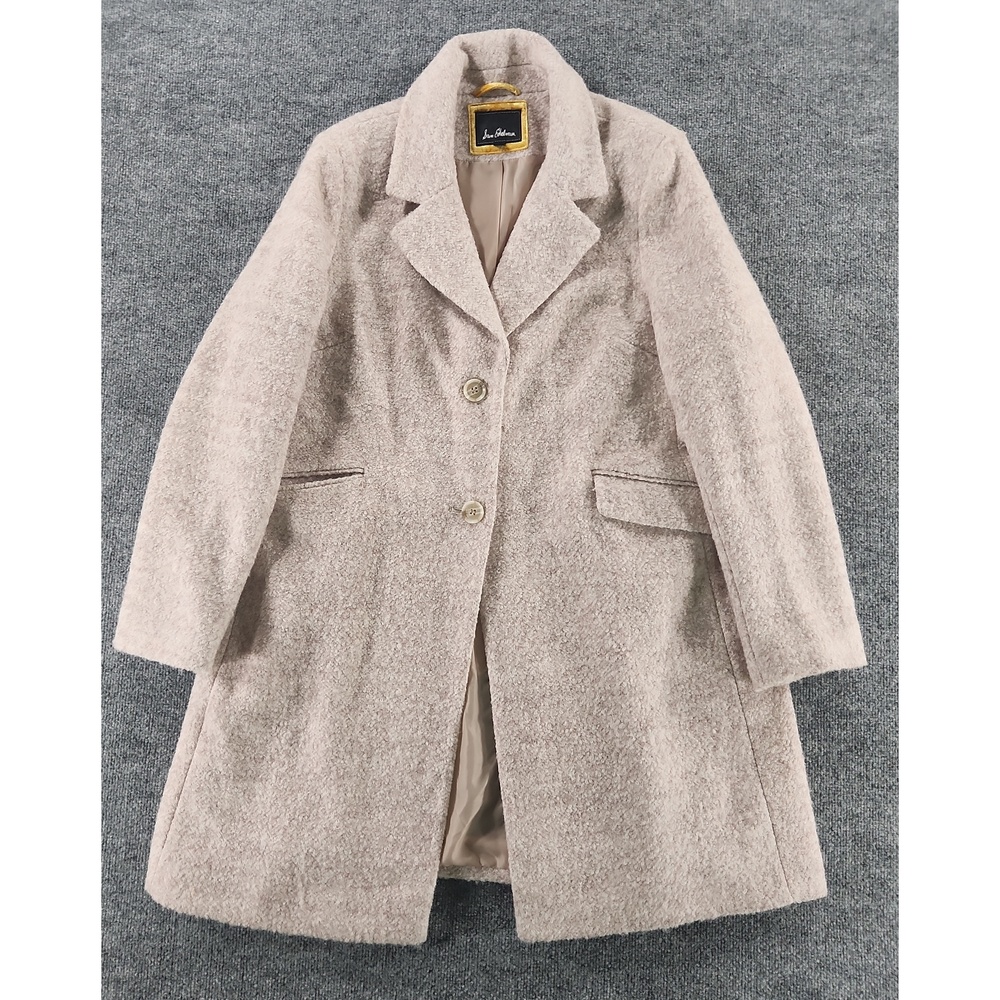 Minimalist Tailored Sam Edelman Wool Blend Coat XXL Button Up Professional Outer